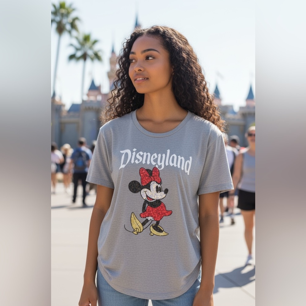 Women’s Disney Minnie Mouse rhinestone graphic t-shirt